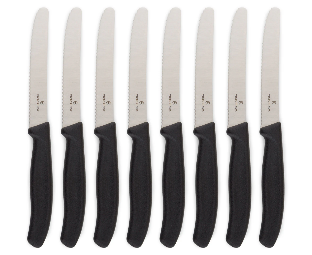 Victorinox Swiss Classic 8Pc Steak Knife Set - Black