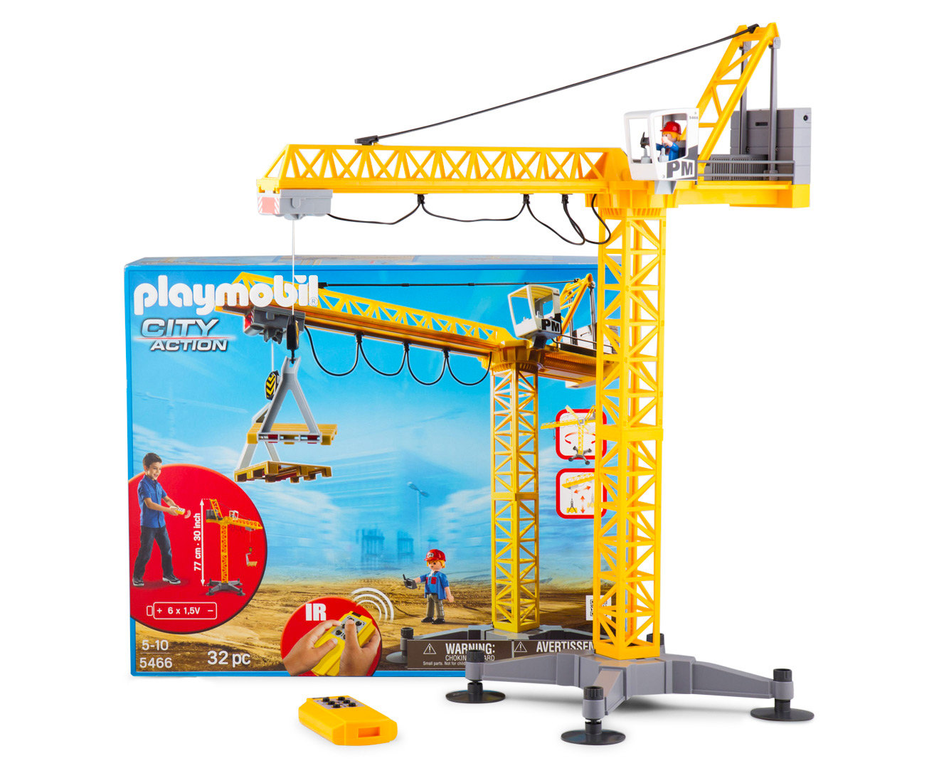 Playmobil cheap crane 5466