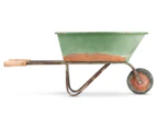 Vintage 60cm Decorative Wheelbarrow - Green