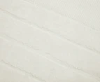 500GSM Velour 70x140cm Bath Towel 4-Pack - Ivory