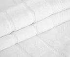 Casual Elegance Velour 40x60cm Hand Towel 4-Pack - White