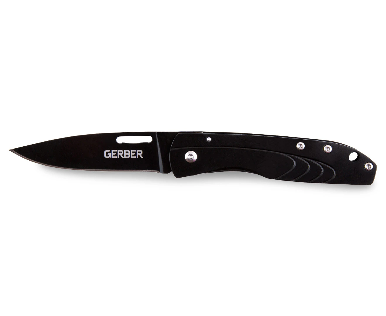 Gerber STL 2.5" Fixed Blade Fine Edge Clip Stainless Steel Folding Knife