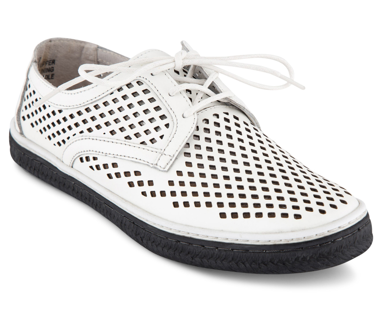 hush puppies white leather sneakers