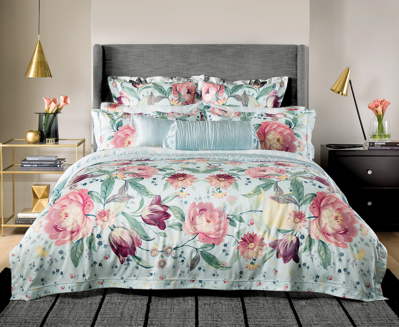 Sheridan Harbar Queen Bed Quilt Cover Set - Willow | Mumgo.com.au