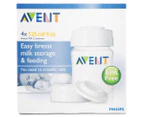 Philips AVENT Breast Milk Containers 4-Pack