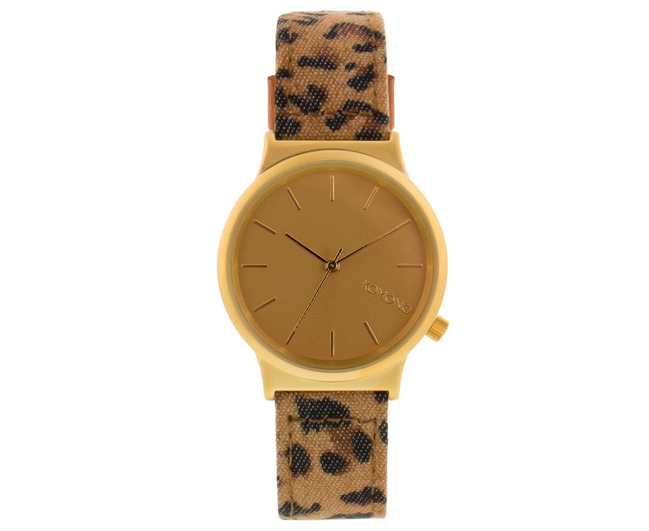 Komono Kom W1802 Unisex Golden Quartz Watch (Ø 37 Mm)