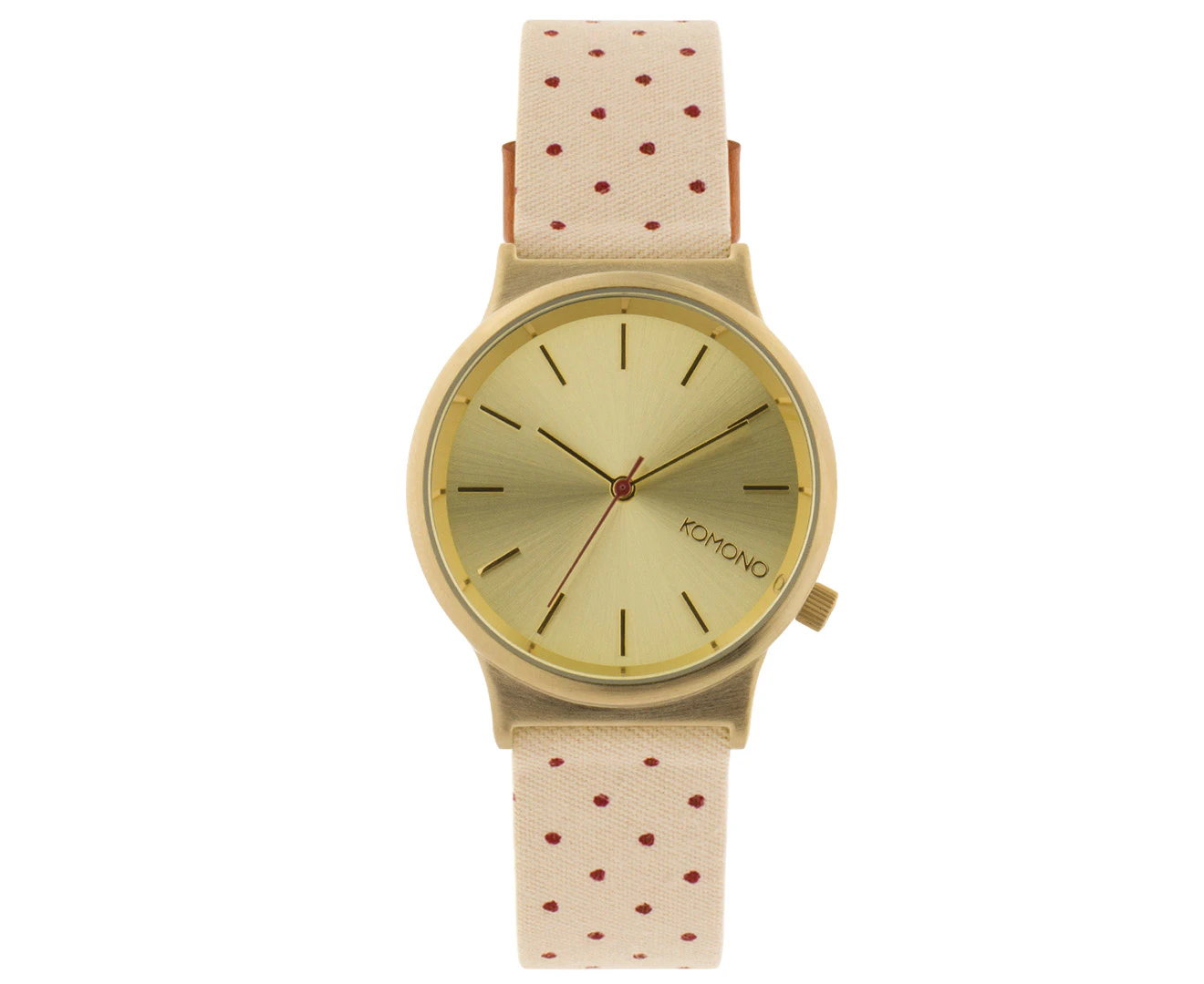 Komono Kom W1837 Unisex Quartz Watch Golden Ø 34 Mm