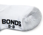 Bonds Kids' Tough School Sock 3-Pack - White