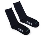 Bonds Kids' Oxford Crew Sock 4-Pack - Navy