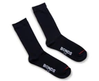 Bonds Kids' Oxford Crew Sock 4-Pack - Navy