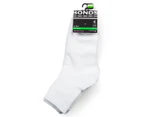 Bonds Kids' School Turnover Top Socks 4-Pack - White