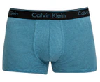 Calvin Klein Men's Classic Stripe Trunk - Blue/Black Stripe