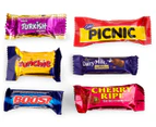 Cadbury 110-Piece Mixed Bar Variety Jumbo Pack 1.56kg