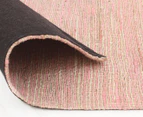 Scandi Floors Artisan Hemp 280x190cm Rug - Pink