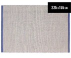 Scandi Floors Artisan Wool 225x155cm Rug - Navy