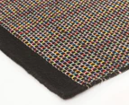 Scandi Floors Artisan Wool 225x155cm Rug - Black