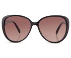 Peter Morrissey Women's Diamonds Sunglasses - Black/Brown