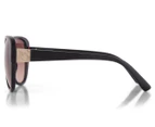 Peter Morrissey Women's Diamonds Sunglasses - Black/Brown