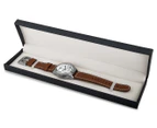 Marc Coblen 42mm MC42S4 Chronograph Watch + 3 x Assorted Straps + Bezels - White/Steel