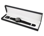 Marc Coblen 42mm MC42B2 Chronograph Watch + 3 Assorted Straps & Bezels - Black