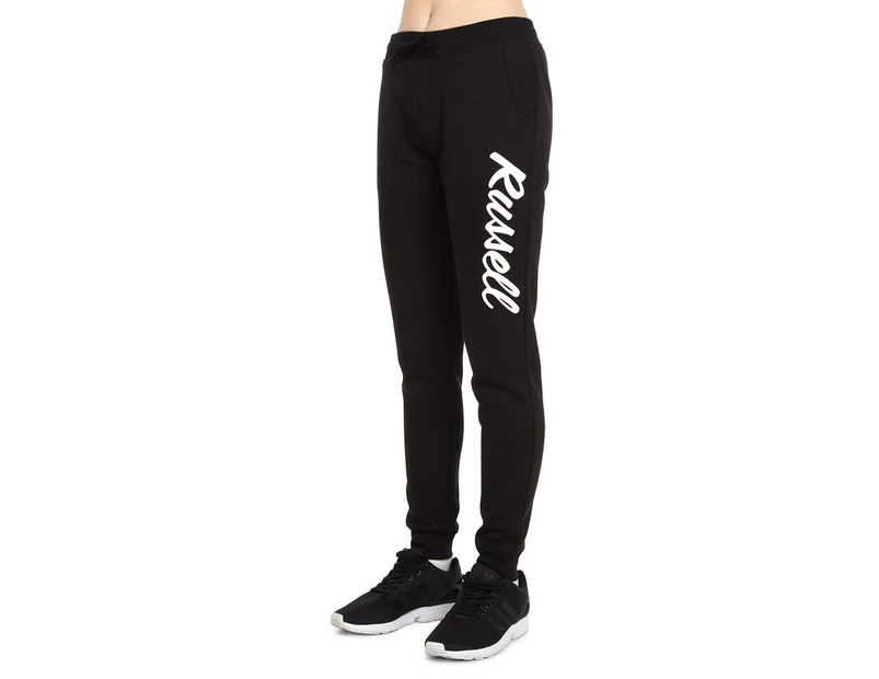 Russell Athletic Women's Campus Logo Pant - Black