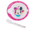 Zak! Minnie Mouse Infant Mealtime Set - Pink