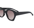 MINKPINK Women's Flash Or Trash Sunglasses - Black Rubber/Brown