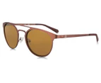 GUESS Men's Eclectic Aviator Sunglasses - Brown/Brown Mirror