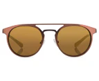 GUESS Men's Eclectic Aviator Sunglasses - Brown/Brown Mirror