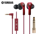 Yamaha EPH-M200 In Ear 15mm Driver Headphones w/ Remote - Red