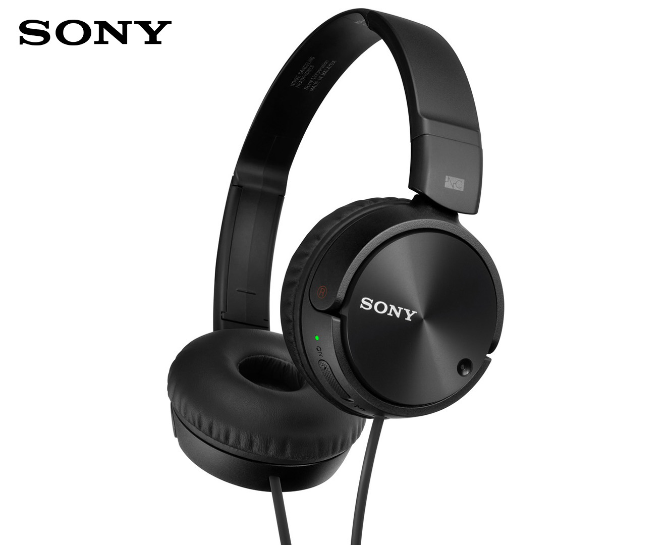 Sony Noise Cancelling Headphones MDRZX110NC - Black | Catch.com.au