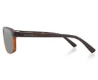Serengeti Lorenzo Driver Sunglasses - Dark Brown/Cognac/Drivers Brown