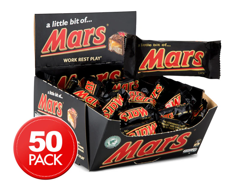 50 x Mars Funsize Bars 18g