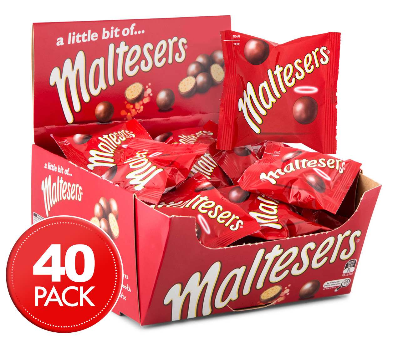 40 x Maltesers Funsize Packs 12g  GroceryRun.com.au