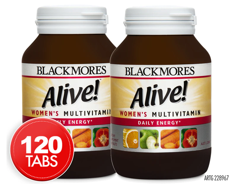 2 x Blackmores Alive! Women's Multivitamin 60 Tablets