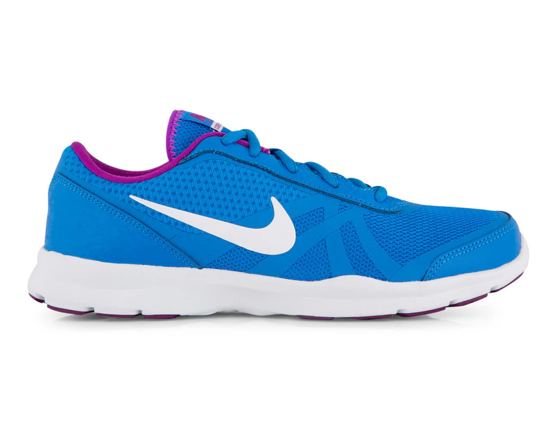 Nike Women's Motion TR 2 Mesh Shoe - Photo Blue/White/Hyper Violet | Catch.com.au
