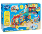 VTech Baby Push & Ride Alphabet Train - Sit Down Walker Pull-Along Ride-On