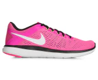 Nike Women's Flex 2016 RN Shoe - Pink Blast/White/Black/Electric Green