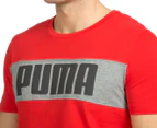 Puma Men's Power Block Dry Tee - Puma Red