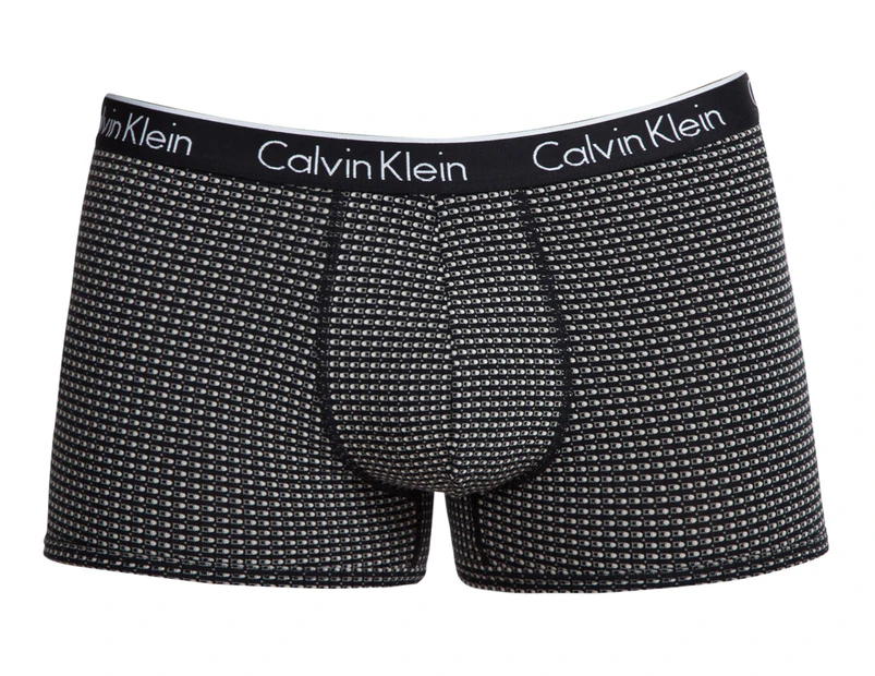 Calvin Klein Men's CK One Cotton Trunk - Black Print