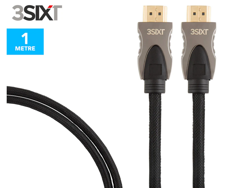 3SIXT Premium High Speed 1M HDMI Cable