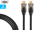 3SIXT Premium High Speed 3M HDMI Cable