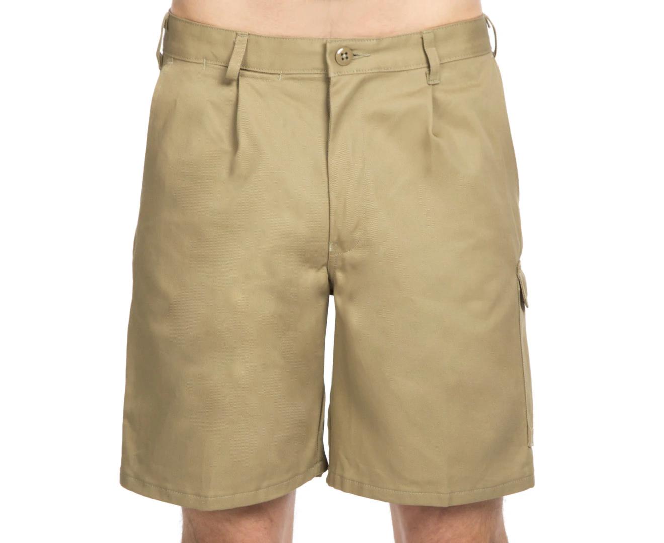 Hard Yakka Men's Tradesman Cotton Drill Long Leg Short - Khaki