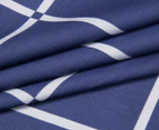 Bambury Harper Double Reversible Quilt Cover Set - Check Pattern
