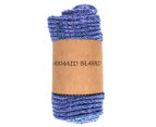 Kids' 40x160cm Mermaid Blanket - Purple/Green