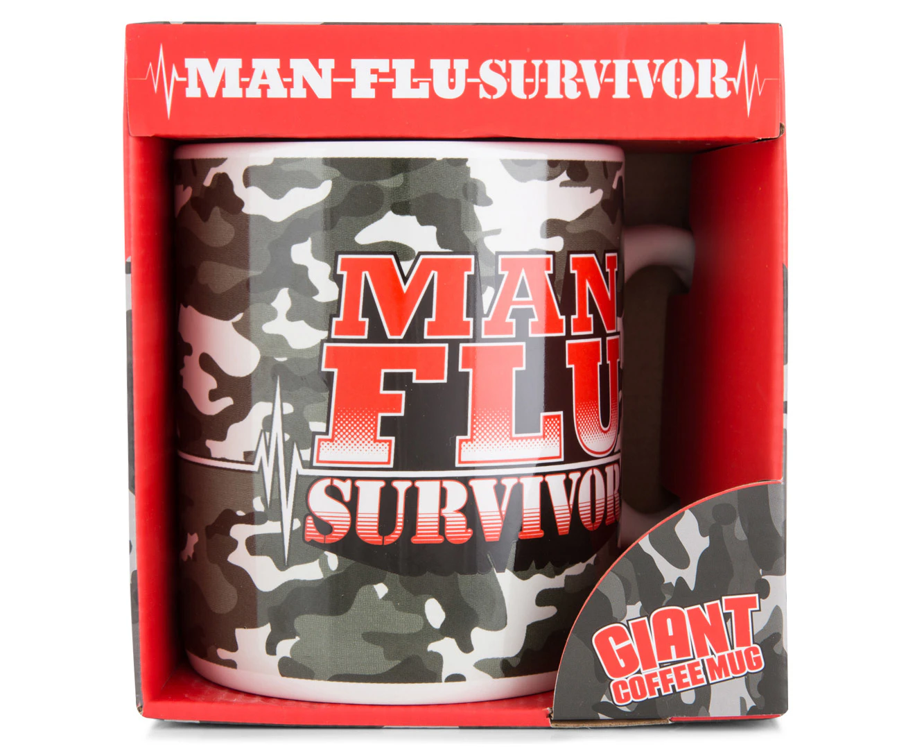 Man Flu Survivor Huge Mug