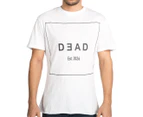 Dead Studios Men's 2026 Outline Tee - White