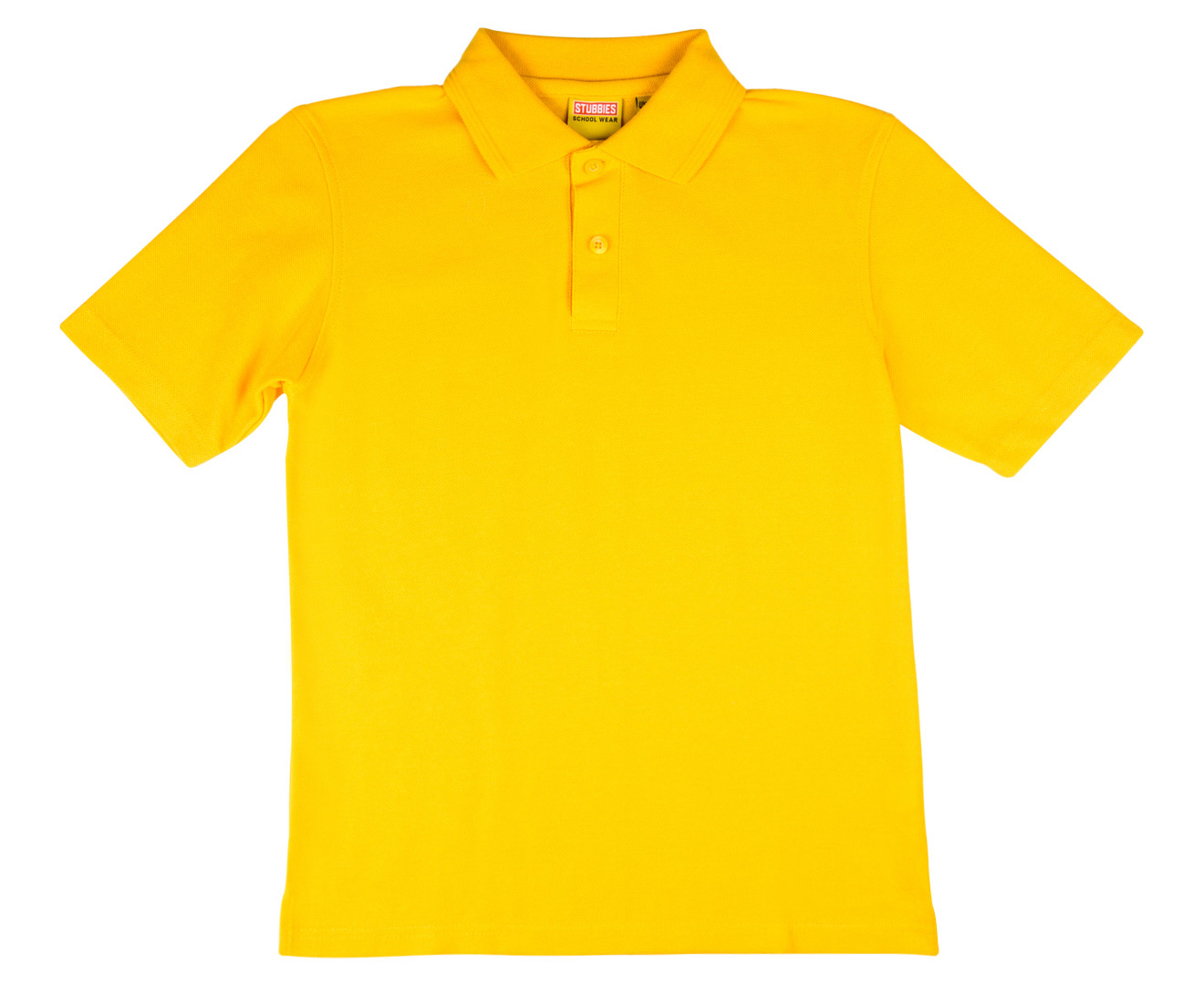 Stubbies Kids' Short Sleeve Polo Shirt - Gold | Www.catch.com.au