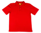 Stubbies Kids' Short Sleeve Polo Shirt - Red