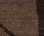 Bedouin Tribal Grid 330x240cm X Large Plush Rug - Brown